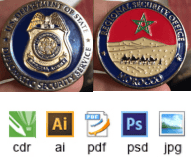 military challenge coins design for sales