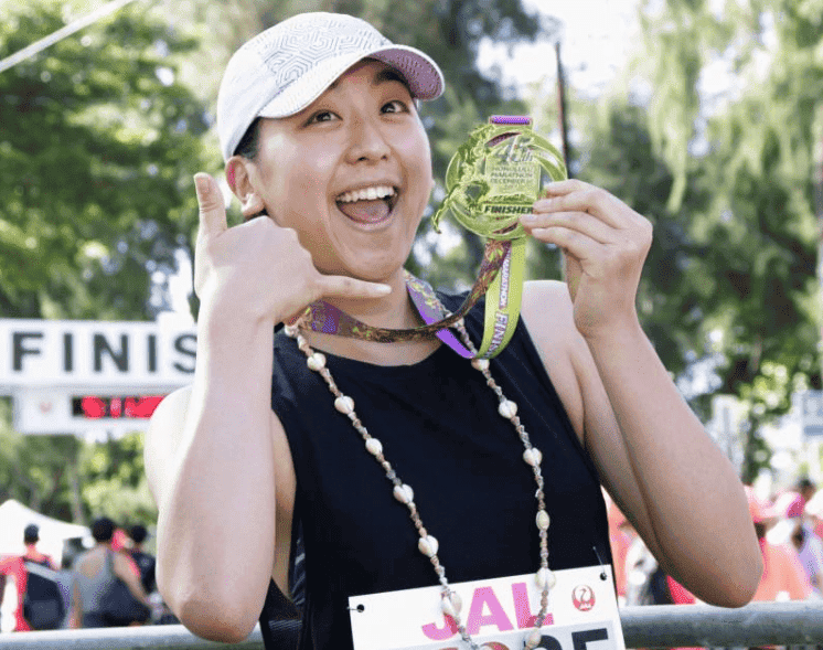 Retired skater Mao Asada's marathon medal