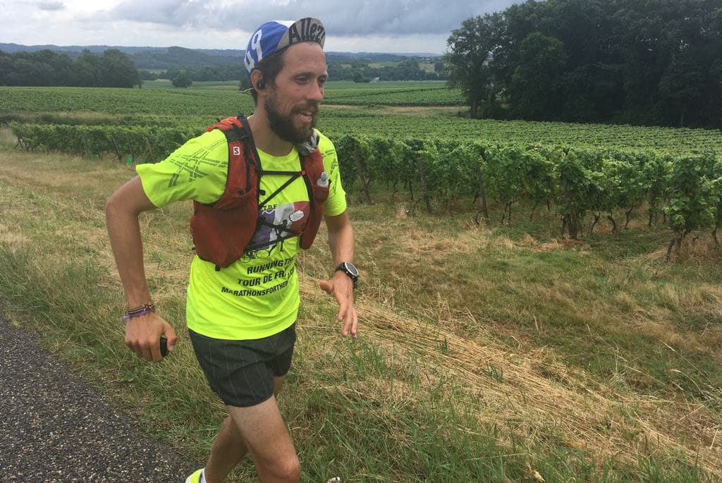 Meet the Man Who Just Ran the Entire Tour de France Route