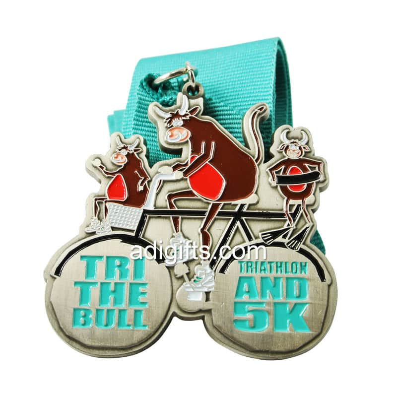 Customized running finisher commemorative medal