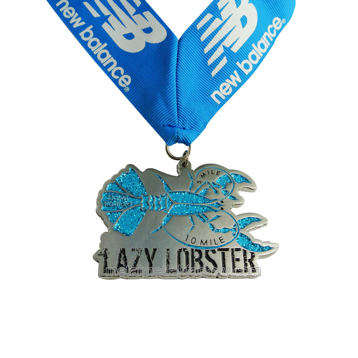 Custom swimming finisher medal