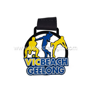 High quality vic beach geelong volleyball sport award medal