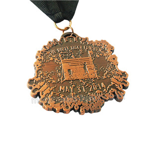 Wholesale Custom Sport Metal Medal With Ribbon