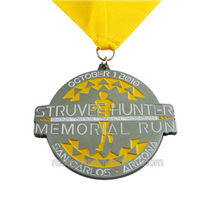 Best sales custom 2D flat personalized medals and ribbons