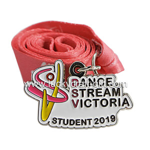 Manfacturer custom die cast dance medals with ribbon