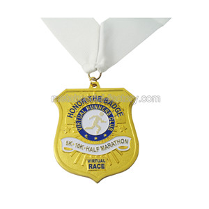 Award Sports 5k Medal  with Ribbon for Runners