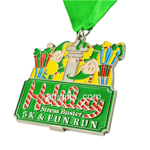 Running sports award finisher medal for fun