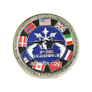 Free sample round shape custom personalised coins