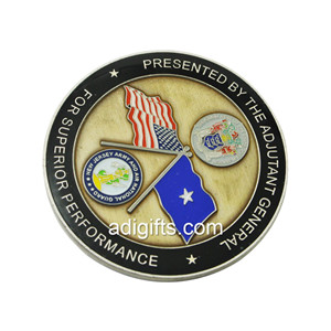 No minimum custom International army coin for sale