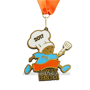 2017 new custom cute chief kids medals for gift