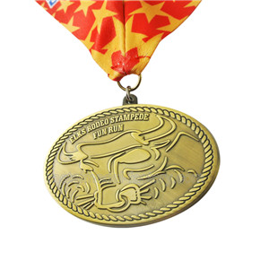 2018 Fun Run Die Cast Custom Medallions Manufacturer