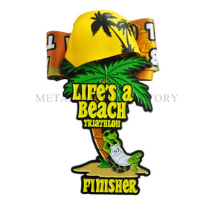 Life's Beace Triathlon Finisher Custom Medallion Awards