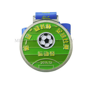 Color Soft Enamel Custom Soccer Medals