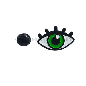 Soft Enamel Eyes Shape Custom Badges