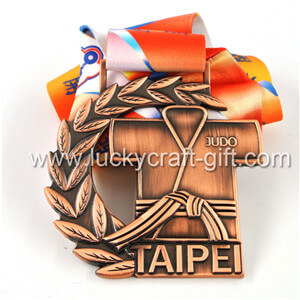 High quality custom logo jiu jitsu medal medallions