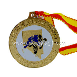 Free sample promotional custom gold champions wrestling medallion