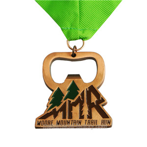 Moore Mountain Opener Medal | Antique Copper Runing Medal