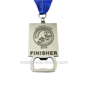 2018 Jurassie Trail Finisher Medal | Opener Medals